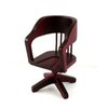 Classics by Handley Dollhouse Swivel Desk Chair, Mahogany