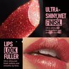 Easilydays Diamond Glitter Lipstick Shimmer Nude Pink Red Pruple Lipstick Long Lasting, High Impact Red Metallic Matte Lipstick Waterproof Non-Sticky Lip Gloss Lip Color Lip Stick Makeup for Women, 05