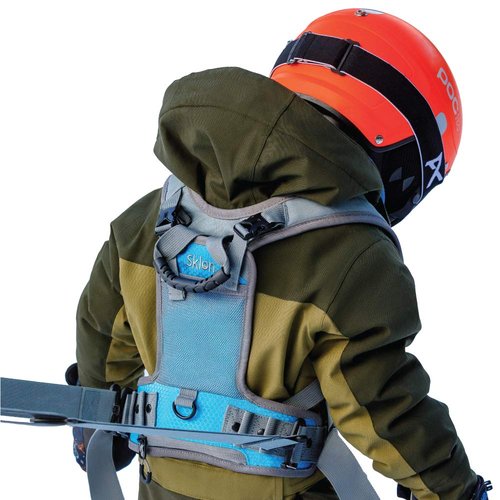 Sklon Ski and Snowboard Harness Trainer for Kids - Teach Your Child The Fundamentals of Skiing and Snowboarding - Premium Training Leash Equipment Prepares Them to Handle The Slopes (Blue Frost)