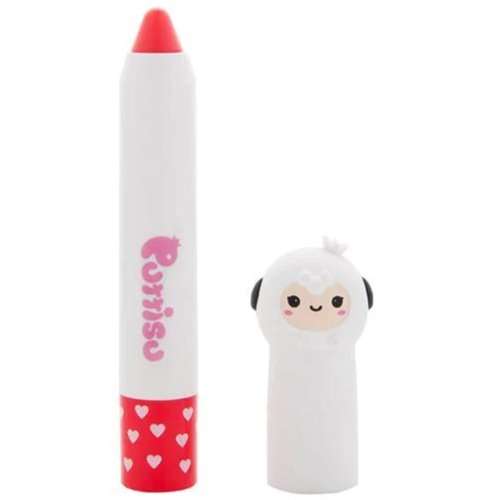 Puttisu Butter Lip Color Crayon Balm with Deep Fruit Scent Hypoallergenic &amp; Moisturizing - Long L...