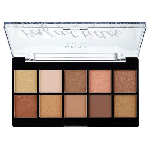 NYX PROFESSIONAL MAKEUP Perfect Filter Shadow Palette, Eyeshadow Palette, Golden Hour