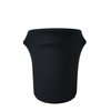 SPANDEX & TABLE LINENS Spandex Stretch Trash CAN Cover 55 Gallon Round with Open Bottom for Dolly