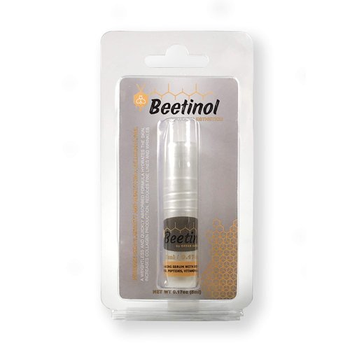2 Beetinols Anti aging serums (15ml bottle & 5ml Roller Ball applicator) - Day/Night Eye & Face Serum : Bee Venom, Retinol, Peptides, Hyaluronic Acid, Vitamin C & K