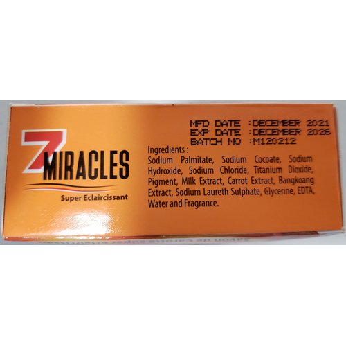 7 Miracles Clarifying Carrot Bar Soap [6pack]