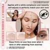 Color Changing Liquid Foundation & Full Coverage Concealer Foundation Face Primer Base Makeup Set,Moisturizing BB Cream & Loose Setting Face Powder with Makeup Sponge