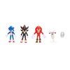 Sonic 3 Movie Action Figures 2.5-Inch Movie Collector Toy Figure Multi-Pack Includes Sonic Knuckles Shadow Buzz Bomber & Drone- Officially Licensed Toys