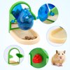Rat Enrichment Toys, Rat Foraging Toys for Pet Rats Interactive Foraging Toys Intelligence Growth Rat Cage Puzzle Toy Treat Dispensing Slow Feeder for Rat Bird Parakeet Cockatiel Conure Rodent (Arch)