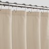 Maytex Norwich Textured Fabric Shower Curtain or Liner, 70x72, Beige