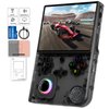 RG40XX V Handheld Game Consoles RG40XXV Retro Game Console Built-in 64G TF Card RG 40XXV Portable Gaming Console Linux 64-bit System Supports WiFi Bluetooth HD and TV Output Black