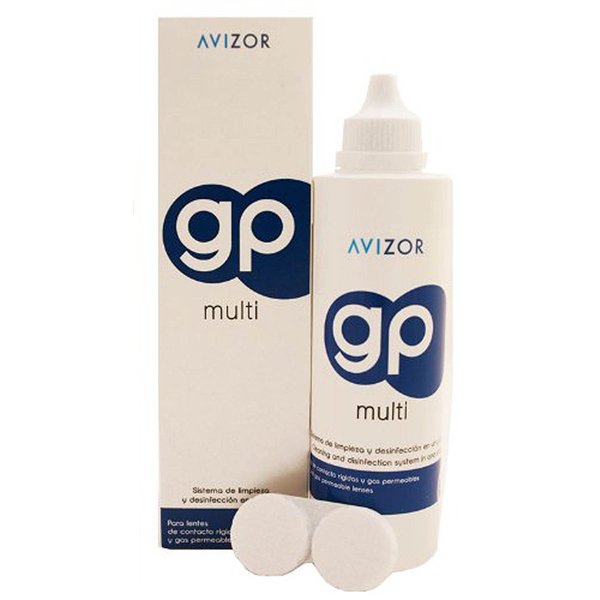 Avizor GP Multi Contact Lens Solution for Rigid and Gas- Permeable Contact Lenses (240Ml)