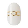 KISS imPRESS No Glue Mani Press-On Nails, Design, 'Cupid Heart', White, Short Size, Oval Shape, Includes 30 Nails, Prep Pad, Instructions Sheet, 1 Manicure Stick, 1 Mini File