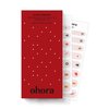 ohora Semi Cured Gel Nail Strips (N Jolly Jingles) - Works with Any Nail Lamps, Salon-Quality, Long Lasting, Easy to Apply & Remove - Includes 2 Prep Pads, Nail File & Wooden Stick