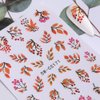 ​​​​8pcs 3D Fall Leaves Nail Art Stickers Cartoon Fall Nail Stickers for Nail Art Supplies Maple Leaf Flower Nail Decals Autumn Decor Nail Sticker Nails Stickers Women Nail Design Stickers for Nails