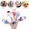 Sealive 16-PCS Finger Puppets for Toddlers Story Time - Soft Velvet 10 Animals & 6 Family Members - Perfect for Role Playing, Classroom Learning, Party Favors, Travel, Therapy, Imagination Building