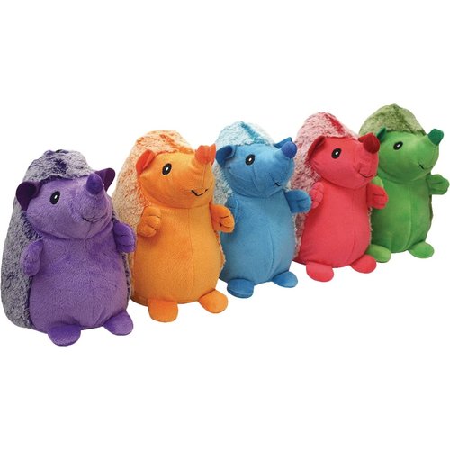 Multipet International 43025 8&quot; Hedgehog Dog Toy - Quantity 3