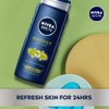 NIVEA Men Energy 3-in-1 Body Wash - Shower, Shampoo and Refresh With Invigorating Mint Extract - 16.9 fl. oz. bottle