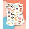 xo, Fetti Dog Temporary Tattoos for Kids - 44 Glitter Styles | Animal Birthday Supplies, Pet Lover Party Favors, Woof Arts and Crafts