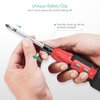 ORIA Rechargeable Cordless Screwdriver, Electric Screwdriver Set, Power Screwdriver, Small Repair Tool Kit with LED Light, 10 Bits, 1/4'' Bit Holder, for Phones, Glasses, Camera, Laptop