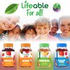 Lifeable Kids Multivitamin with Iron Gummies | Great Tasting Vitamins for Kids | Vegetarian Non-GMO Childrens Multivitamin | 90 Gummies