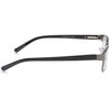 Foster Grant Men's Leo Square Reading Glasses, Gunmetal/Transparent, 59 mm + 2.75