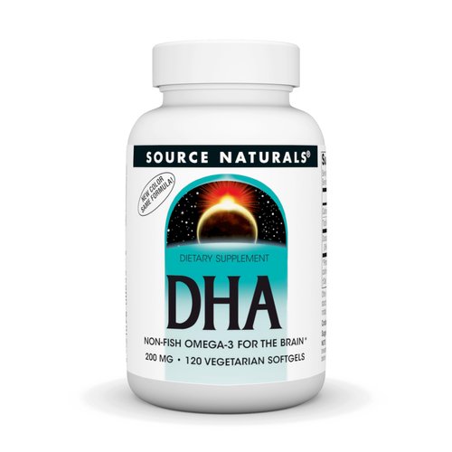 Source Naturals DHA, Neuromins 200 mg Non-Fish Omega-3 for the Brain - 120 Softgels