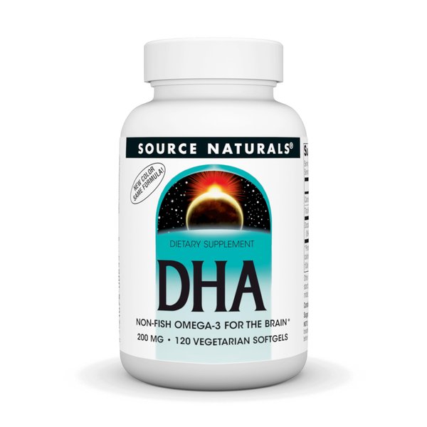Source Naturals DHA, Neuromins 200 mg Non-Fish Omega-3 for the Brain - 120 Softgels