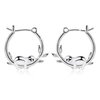 Sloth Earrings for Women Girls - Sterling Silver Sloth Hoop Earrings for Teens Hypoallergenic Cute Animal Earrings for Sensitive Ears Dainty Lightweight Huggie Hoop Earring Gift for Birthday Christmas