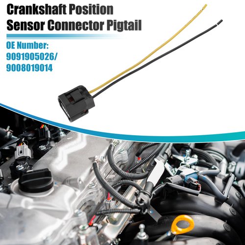 uxcell Crankshaft Position Sensor Connector Pigtail No.9091905026/9008019014 for Toyota 4Runner 1997-2005 2pin