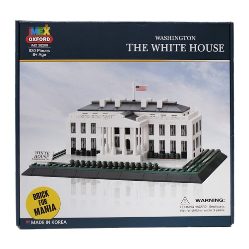 Oxford Washington D.C. The White House Building Block Set, 930 pcs