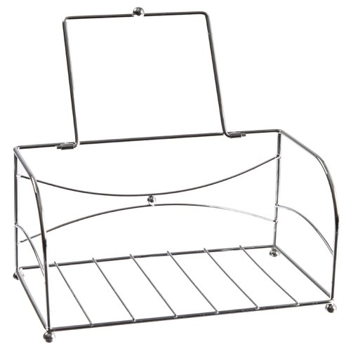 Hoffmaster BSK2101 Chrome Guest Towel Holder, 9-1/4" Length x 5" Width x 4-3/4" Height