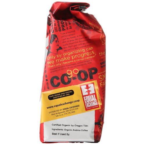 Equal Exchange Organic Whole Bean Coffee, Ethiopian, 12-Ounce Bag