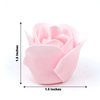 Efavormart 4 Pack | 24 Pcs Blush/Rose Gold Scented Rose Soap Party Favors with Gift Box and Ribbon