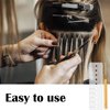 11 Pcs Heat Shield Guards for Hair Extension with Hook Hair Extension Tool, Multi Hole Shield Spacers Fusion Glue Protector Templates, Pulling Needle for Hair Extensions