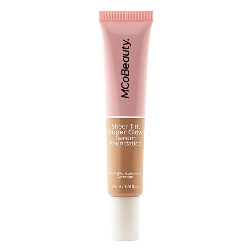 MCoBeauty Super Glow Sheer TINT Serum Foundation 2-3, Ultra-Invisible, Skin Perfecting, Lightweight, with Kiwi Fruit Extract and Shea Butter, Vegan, Cruelty Free Cosmetics