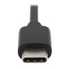 Tripp Lite USB Dual Port Car Charger, USB-C 18W QC 3.0 and USB-A 12W Dual Port USB Car Charger, Coiled USB Charging Cable, Black (U280-C02-30W-C6)