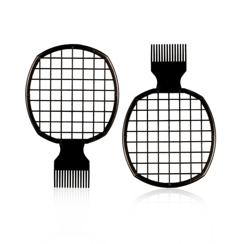 Selalu 2Pcs Twist Combs, Upgraded Hair Brush for Curls - Better Than Sponge for Men and Women (Black)
