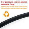 Upgrade S9892 Pressure Cooker Gasket For Mirro Pressure Cooker S-9892 9892 M-0296 M-0436 M-0498 M-0536 M-0596 M-0646 M-1952 Fit ４｜6 ｜ 8 QT Models（white） (black)