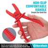DURATECH 6-Piece Hose Clamp Pliers, Straight & 90 Angled Hose Pinch Off Pliers, Line Clamp Pliers Set for Flexible Hoses, Fuel Hoses, Gas Lines, Brake Hoses and Radiator Hoses