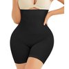 Nebility Women Waist Trainer Shapewear Tummy Control Body Shaper Shorts Hi-Waist Butt Lifter Thigh Slimmer (M/L, Black)…