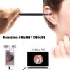 Ear Wax Removal - 3 in1 USB Earwax Removal Tool HD Ear Cleaner Endoscope with 6 LED Light, Earwax Remover Tool, Visual Ear Camera Ear Pick Cleaning Kit for Adults Kids Pets by Android Smart Phones