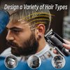 Ukeety Professional Hair Clippers for Men Cordless Hair Trimmer with LED Display Low Noise T-Blade Beard Trimmer Hair Cutting Kit Barber Clippers Bikini Trimmer for Women