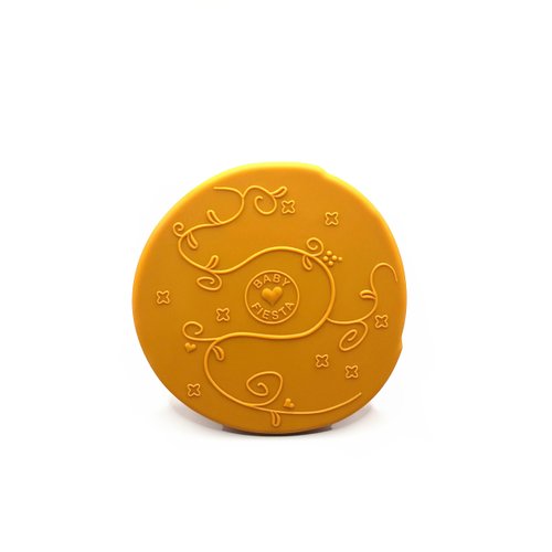 Mexican Baby Teether, Silicone Teething Toy for Teeth Relief, Soothing Grip for 3+ Months, BPA-Free (Concha)