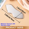 OIIKI Gua Sha Tool for Face, Stainless Steel Smooth Metal Gua Sha Facial Tool, Face Scraper for Chin, Neck, Eye