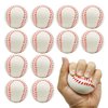 Urspasol 12-Pack Baseball Stress Balls 2.5 Inch Soft Foam Squeeze Baseball for Party Decorations, Favors & Anxiety Relief - Great for Hand Exercise, Team Building Gifts, and School Rewards