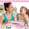 Friendship Bracelet Making Kit for Girls-DIY Bracelets Maker Art & Craft Kits for Kids-Jewelry String Braiding Set Toys for Age 6 7 8 9 10 11 12 Year Old Girl Advent Calendar Christmas Birthday Gifts