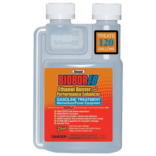 BIOBOR EB Ethanol Remover for Gasoline: Performance Enhancing Fuel Stabilizer, Prevents Corrosion of Fuel Tanks, Increases Lubricity & Cleans Entire System | 8 Ounce, (BBEB08EZ01US)
