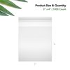 Seal Fresh Self Sealing Cellophane Bags - 3" x 4" (1000 Count) - Clear Plastic Resealable Cello Bag - Cellophane Treat Bags, Cookie Bags for Packaging, Candy bags, Cello Bags, Pastry Bags