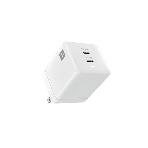 JOURNEY Blitz 65W, 2 Port GaN-|| Charger, USB-C Fast Charging Block, Compact and Portable Wall Charger with USB-C to USB-C Cable (1.5 m), 2 Devices 1 Charger for All Smartphones, Tablets and Laptops