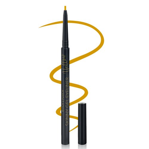 Witch's Pouch Gel Eyeliner Pencil Waterproof Smudge Proof, Long-Lasting Eye Liner Pencils, High-Intensity Colored Waterproof Eyeliner Pencil, Ultra-Smooth Korean Eye Pencil Eye Makeup (07 Yellow)