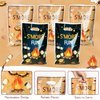 ArowlWesh S’more Camping Party Favor Bags - 50Pcs Plastic S’more Love Candy Treat Gift Bag with Handles Fun Snack Goodie Bags Campfire Camping Party S’more Birthday Supplies Baby Shower Wedding Decor